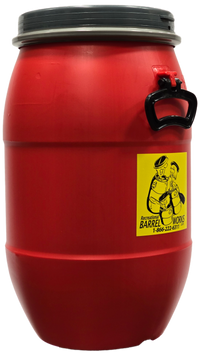Recreational Barrel Works 30L Red Barrel and Expedition Harness Package